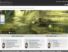 Tablet Screenshot of gamestylus.com
